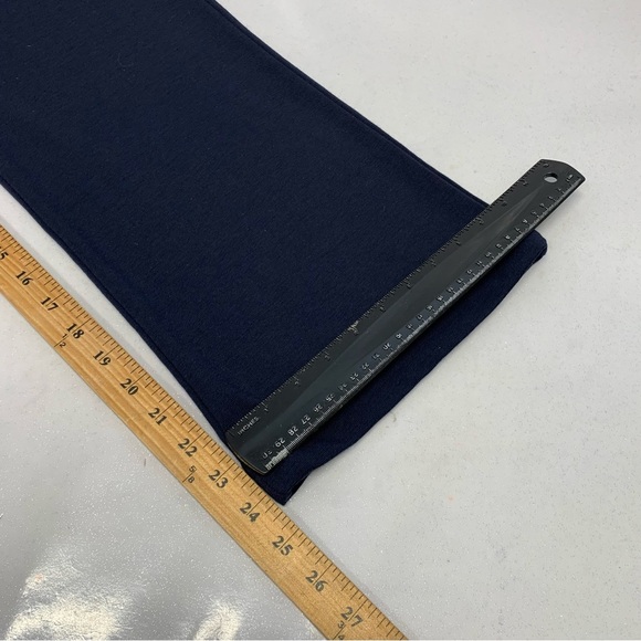 Susan Graver Illusions Pants MP  Blue Pull On Waist Defining Soho Ponte Work - Picture 10 of 10